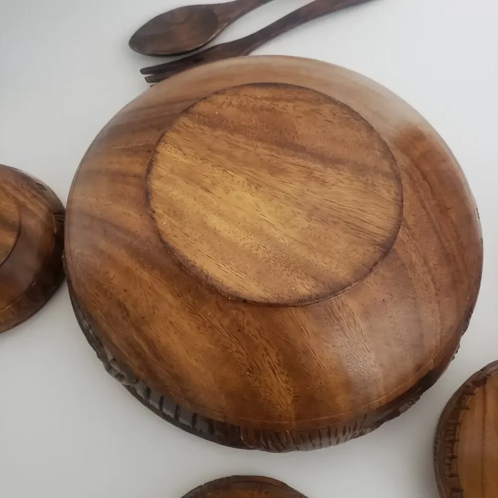 Wooden vtg hand
